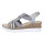 Rieker Damen Sandalette blau