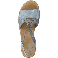 Rieker Damen Sandalette blau
