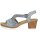Rieker Damen Sandalette blau
