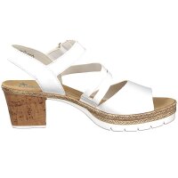 Rieker Damen Sandalette wei&szlig;