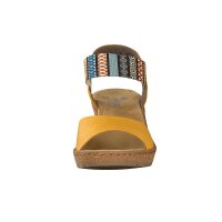 Rieker Damen Sandalette gelb