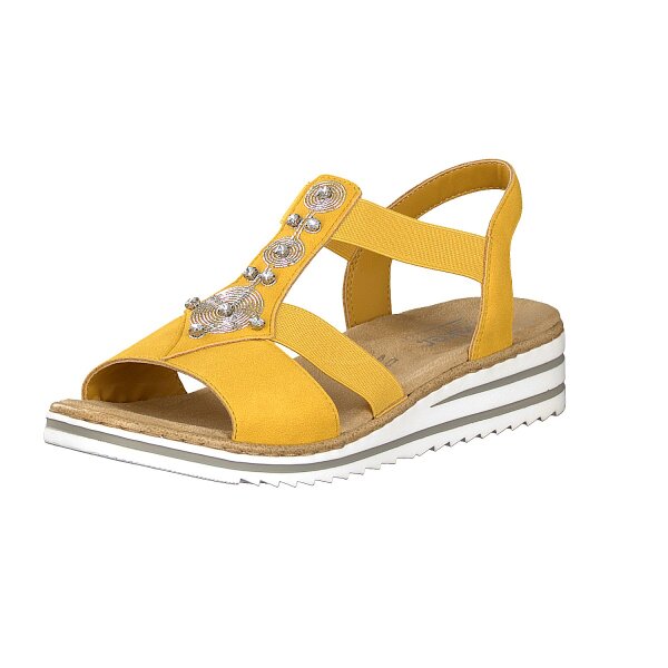 Rieker Damen Sandale gelb