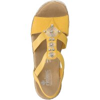 Rieker Damen Sandale gelb
