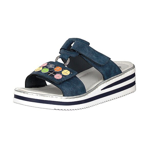 Rieker Damen Pantolette blau