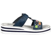 Rieker Damen Pantolette blau