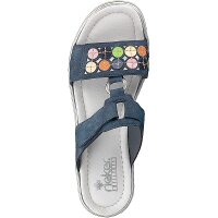 Rieker Damen Pantolette blau