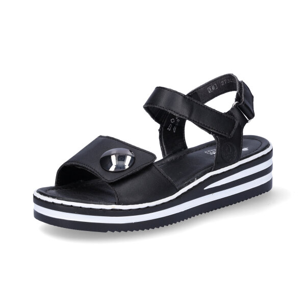 Rieker Damen Sandale schwarz