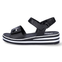 Rieker Damen Sandale schwarz