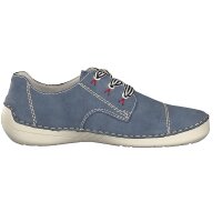 Rieker Damen Schn&uuml;rschuh blau