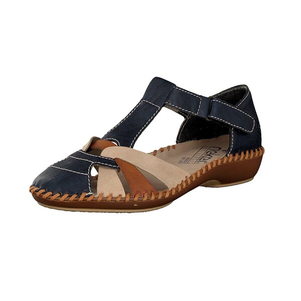 Rieker Damen Sandale blau