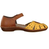 Rieker Damen Sandale gelb