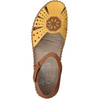 Rieker Damen Sandale gelb