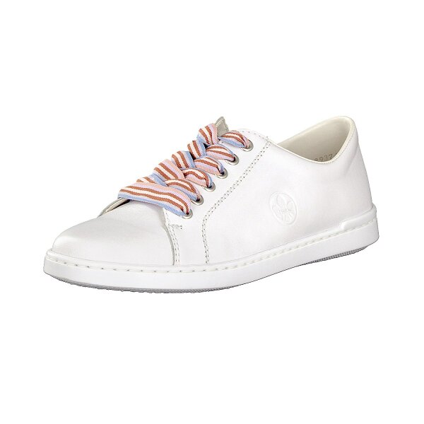 Rieker Damen Schn&uuml;rschuh wei&szlig;
