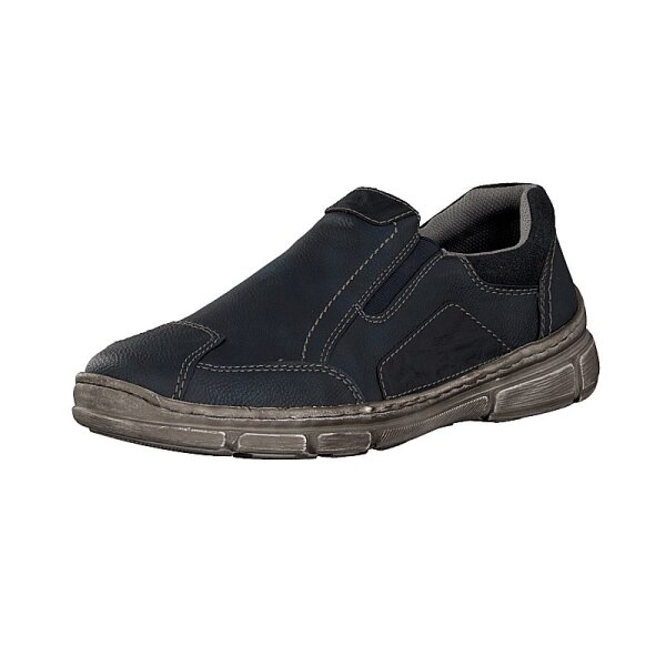 Rieker Herren Slipper blau