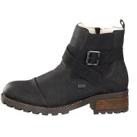 Rieker Damen Boot schwarz