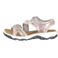 Rieker Damen Sandale metallic