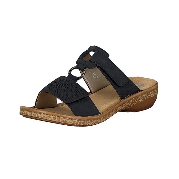 Rieker Damen Pantolette blau