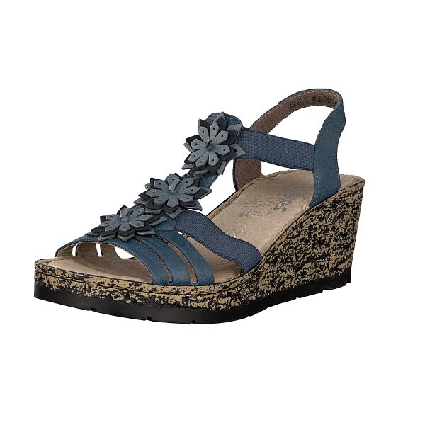 Rieker Damen Sandalette blau