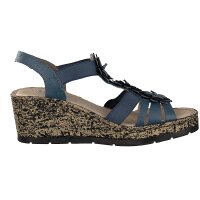 Rieker Damen Sandalette blau