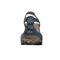 Rieker Damen Sandalette blau