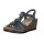 Rieker Damen Sandalette blau