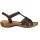 Rieker Damen Sandale braun
