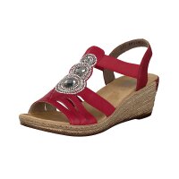 Rieker Damen Sandale rot