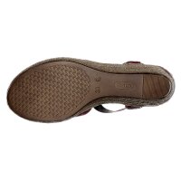 Rieker Damen Sandale rot