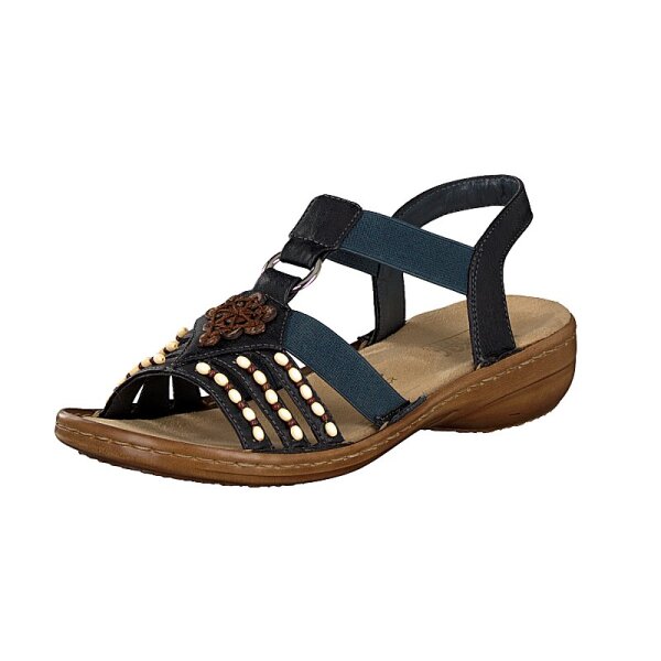 Rieker Damen Sandale blau