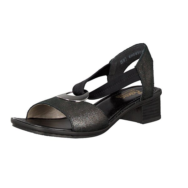 Rieker Damen Sandalette schwarz