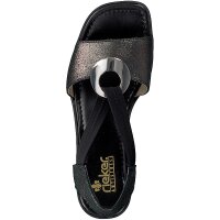 Rieker Damen Sandalette schwarz