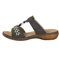 Rieker Damen Pantolette grau