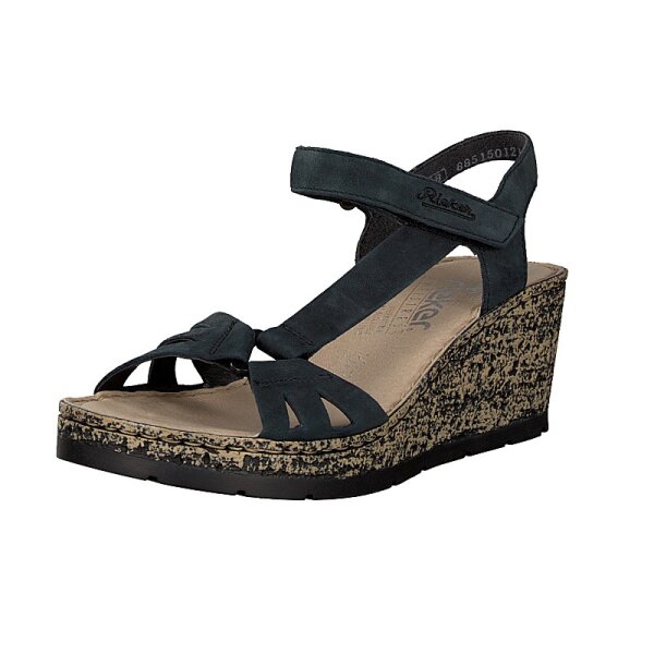 Rieker Damen Sandalette blau