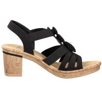 Rieker Damen Sandalette schwarz