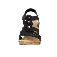 Rieker Damen Sandalette schwarz