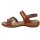 Rieker Damen Sandale braun
