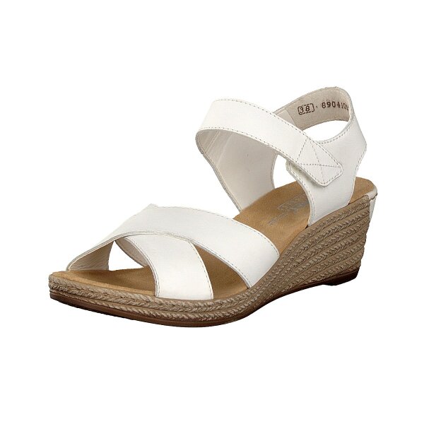 Rieker Damen Sandalette wei&szlig;