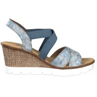 Rieker Damen Sandalette blau