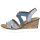 Rieker Damen Sandalette blau