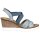 Rieker Damen Sandalette blau