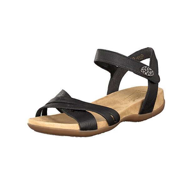 Rieker Damen Sandale schwarz