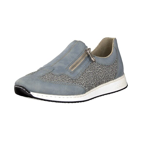 Rieker Damen Slipper blau