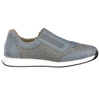 Rieker Damen Slipper blau
