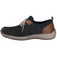 Rieker Herren Schnürschuh blau