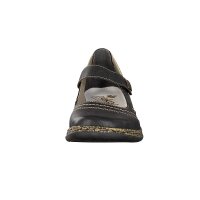 Rieker Damen Slipper schwarz