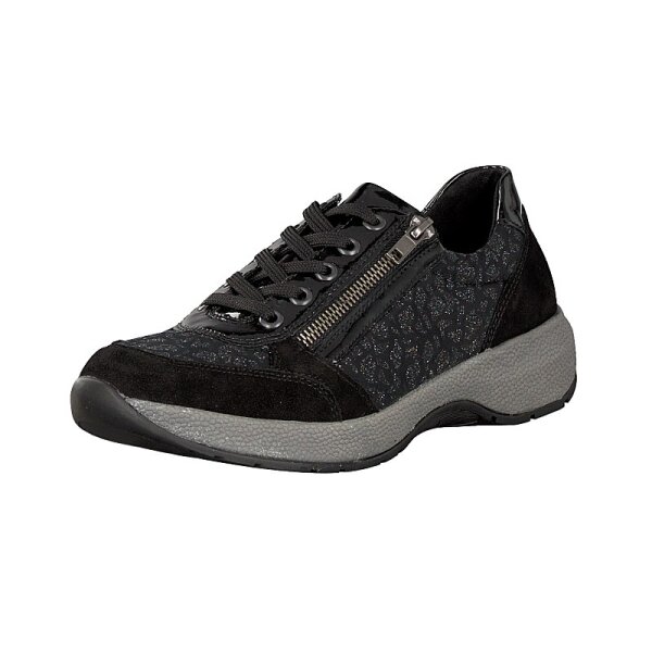 Remonte Damen Schn&uuml;rschuh schwarz