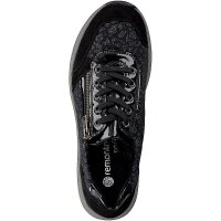 Remonte Damen Schn&uuml;rschuh schwarz