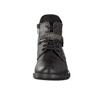 Remonte Damen Schn&uuml;rboot schwarz