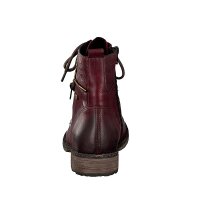 Remonte Damen Schn&uuml;rboot rot