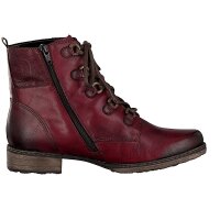 Remonte Damen Schn&uuml;rboot rot